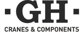 Logotipo GHSA Cranes and Components.  GH CRANES & COMPONENTS en la Feria Internaci